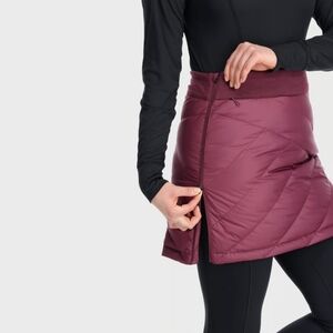 Outdoor Research Maroon Quilted Mini Skirt